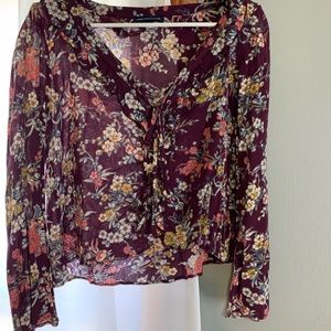 Women’s American Eagle Floral Shirt